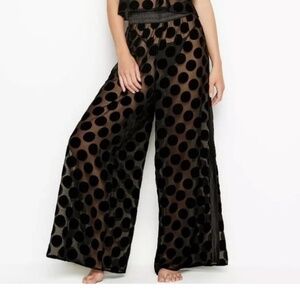 VICTORIA'S SECRET Luxe Dot Mesh Cami  Beach Cover Up  Pants
